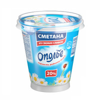 Сметана Ополье 20%, 300г