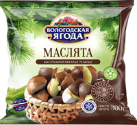 Маслята Кружево Вкуса резаные быстрозамороженные, 300г