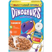 Завтрак готовый Kellogg’s Dinosaurs Карамельные лапы, 220г