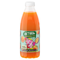 Напиток на сыворотке Актуаль с соком персика и маракуйи 0.1%, 930мл