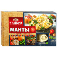 Манты У Палыча с говядиной и свининой, 440г