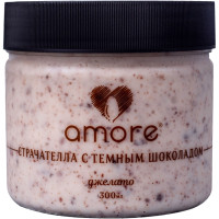 Мороженое молочное Amore Джелато страчателла с тёмным шоколадом 6%, 300мл