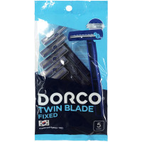 Станок Dorco twin blade fixed для бритья одноразовый, 5шт