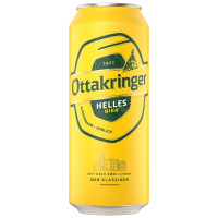 Пиво Ottakringer Helles светлое пастеризованное фильтрованное 5,2%, 500мл