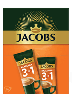 Напиток Jacobs Классика 3в1 кофейный растворимый, 13.5г