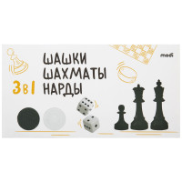 Игра Modi 3в1 Нарды-Шашки-Шахматы