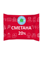 Сметана Просто Молоко 20%, 220г