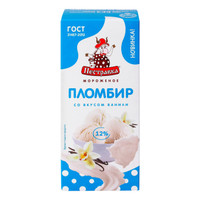 Пломбир Пестравка со вкусом ванили 12%, 240г