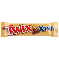 Батончик шоколадный Twix Экстра с печеньем, 82г