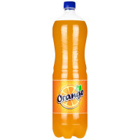 Напиток безалкогольный Волжанка Оранж апельсин газированный, 1.5л
