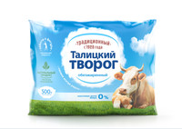 Творог Талицкий обезжиренный 0%, 500г