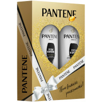 Подарочный набор Pantene Густые и крепкие Шампунь и Бальзам, 450мл