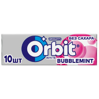 Жевательная резинка Orbit White Bubblemint, 13.6г