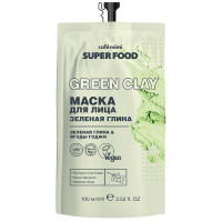 Маска для лица Cafe Mimi Super Food Зелёная глина, 100мл