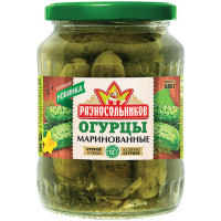 Огурчики Разносольников маринованные, 680г