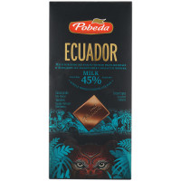 Шоколад молочный Победа Вкуса Ecuador, 100г
