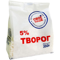 Творог Свое-Наше 5%, 350г