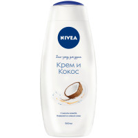 Гель-уход Nivea Крем и Кокос для душа, 500мл