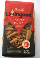 Макароны Livingood Energy Pasta Penne высокобелковые, 400г