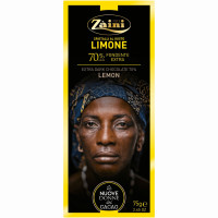 Шоколад Zaini горький какао со вкусом лимона 70%,75г