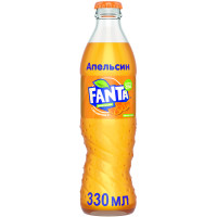 Напиток газированный Fanta со вкусом апельсина безалкогольный, 330мл