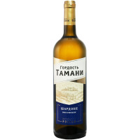 Вино Вина Тамани Гордость Тамани столовое белое сухое 10-12%, 750мл