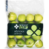 Яблоки зеленые фасованные Маркет Перекрёсток, 1.5кг