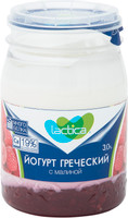 Йогурт Lactica греческий малина 3%, 190г