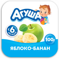 Творог фруктовый Агуша Яблоко-Банан 3.9% с 6 месяцев, 100г