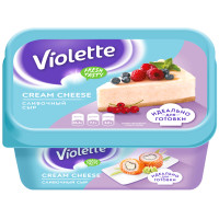 Сыр творожный Violette сливочный 70%, 400г