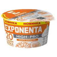 Продукт кисломолочный Exponenta Хай-Про со вкусом манго-маракуйя обезжиренный, 160г