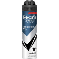 Антиперспирант-дезодорант Rexona Men Невидимый на чёрной и белой одежде спрей, 150мл