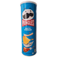 Чипсы Pringles картофельные со вкусом соли и уксуса, 165г