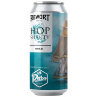 Пиво Rewort Hop Shanty Imperial Ipa светлое непастеризованное нефильтрованное 8.5%, 500мл