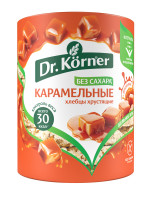 Хлебцы Dr.Korner Карамельные кукурузно-рисовые без глютена, 90г
