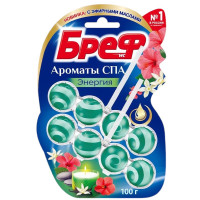 Средство чистящее для унитаза Бреф Ароматы Спа Энергия, 2x50г