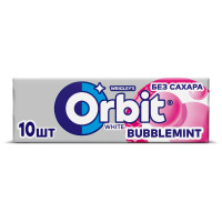 Жевательная резинка Orbit White Bubblemint, 13.6г