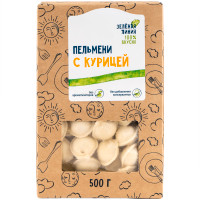 Пельмени с курицей Зелёная Линия, 500г Пельмени с курицей Зелёная Линия, 500г