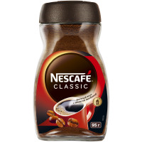 Кофе Nescafe Classic растворимый с добавлением молотого, 95г