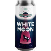 Напиток пивной White Moon Stout непастеризованный нефильтрованный, 450мл