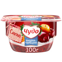 Творожок Чудо Вишня-Черешня 4%, 100г Творожок Чудо Вишня-Черешня 4%, 100г