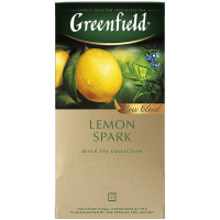 Чай Greenfield Lemon Spark чёрный в пакетиках, 25х1.5г
