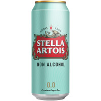 Пиво безалкогольное Stella Artois светлое, 450мл