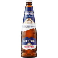Пиво Weiss Berg светлое нефильтрованное пастеризованное 4.7%, 440мл