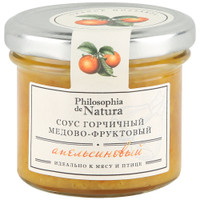 Соус горчичный Philosophia De Natura Апельсиновый медово-фруктовая, 100мл