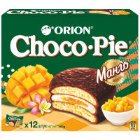 Пирожное Orion Choco Pie Mango, 360г