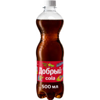 Напиток сильногазированный Добрый Cola, 500мл