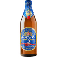 Пиво Балтика №3 Классическое 4.8%, 500мл