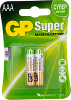 Батарейки GP AAA 24A LR03, 2шт