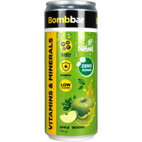 Напиток безалкогольный Bombbar лимонад со вкусом яблока газированный, 330мл